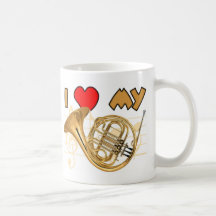 Amor de la trompa taza