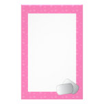 Amor de las placas de identificación (rosa) papelería de diseño
