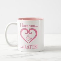 Amor de Latte Taza