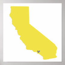 Amor de Los Ángeles, California Impresiones