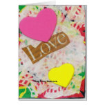Amor de los corazones felicitación