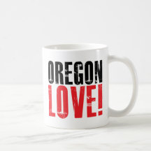 Amor de Oregon Taza De Café