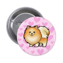 Amor de Pomeranian Pin