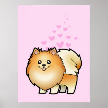Amor de Pomeranian Poster