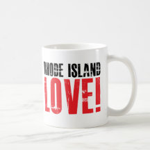 Amor de Rhode Island Tazas