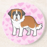 Amor de St Bernard Posavasos Personalizados