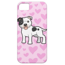 Amor de Staffordshire bull terrier iPhone 5 Case-Mate Cobertura