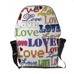 Amor del amor del amor bolsa de mensajería