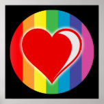 amor del arco iris poster