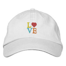 AMOR del arte pop Gorros Bordados
