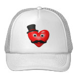 Amor del bigote con Tophat Gorro