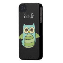 Amor del búho iPhone 4 Case-Mate protectores