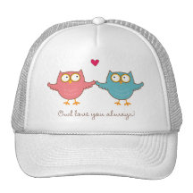 amor del búho usted gorras