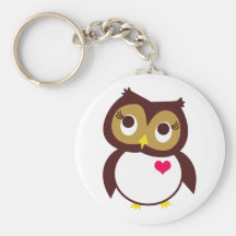 Amor del búho usted llaveros personalizados