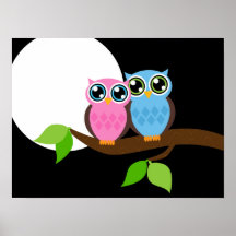 Amor del búho usted posters