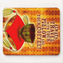 Amor del café tapete de raton