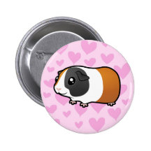 Amor del conejillo de Indias (pelo liso) Pins