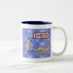 Amor del delfín tazas