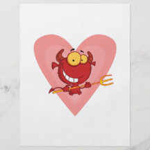 Amor del diablo del Pitchfork Tarjetas Informativas
