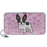 Amor del dogo francés (añada un modelo) notebook altavoz