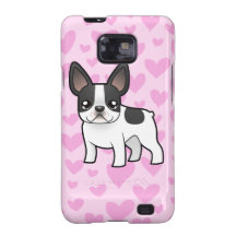 Amor del dogo francés galaxy SII funda