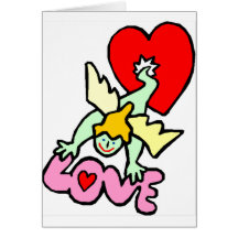 Amor del el día de San Valentín Felicitacion