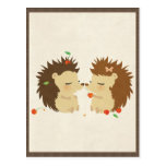 Amor del erizo (postal de la mirada II)