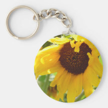 Amor del girasol llaveros