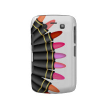 Amor del lápiz labial blackberry fundas
