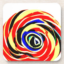 amor del lollipop posavasos de bebida