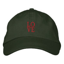 AMOR del navidad del arte pop Gorras Bordadas