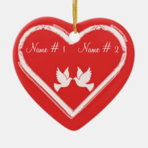 Amor del navidad ornamente de reyes