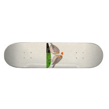 Amor del pájaro del redbreast del petirrojo tabla de patinar