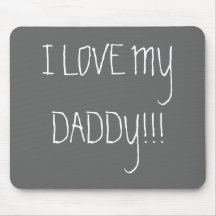 Amor del papá tapete de ratones