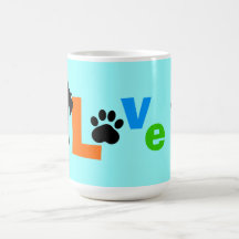 Amor del Schnauzer Tazas De Café
