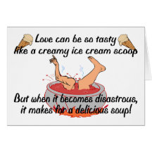 Amor delicioso felicitación