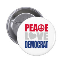 Amor Demócrata de la paz Pin