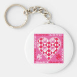 Amor (diamante rosado) llaveros
