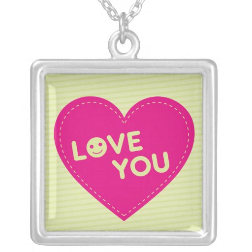 Amor divertido usted collar