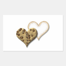 Amor dulce de la galleta pegatina