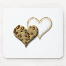 Amor dulce de la galleta tapete de ratones