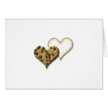 Amor dulce de la galleta tarjeta
