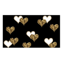Amor dulce de la galleta tarjeta de negocio