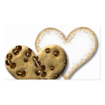 Amor dulce de la galleta tarjetas de visita