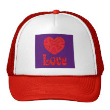Amor en casquillo maravilloso de los remolinos gorras de camionero