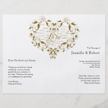 Amor en cualquier lengua en programa del boda del  tarjetas publicitarias