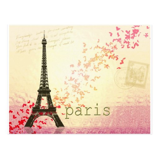 Amor en París Postales