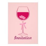 Amor en tarjeta de la invitación de la celebración
