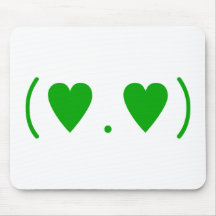 Amor en verde tapete de ratones