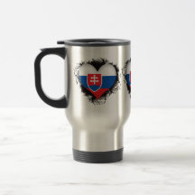 Amor Eslovaquia del vintage I Taza De Café